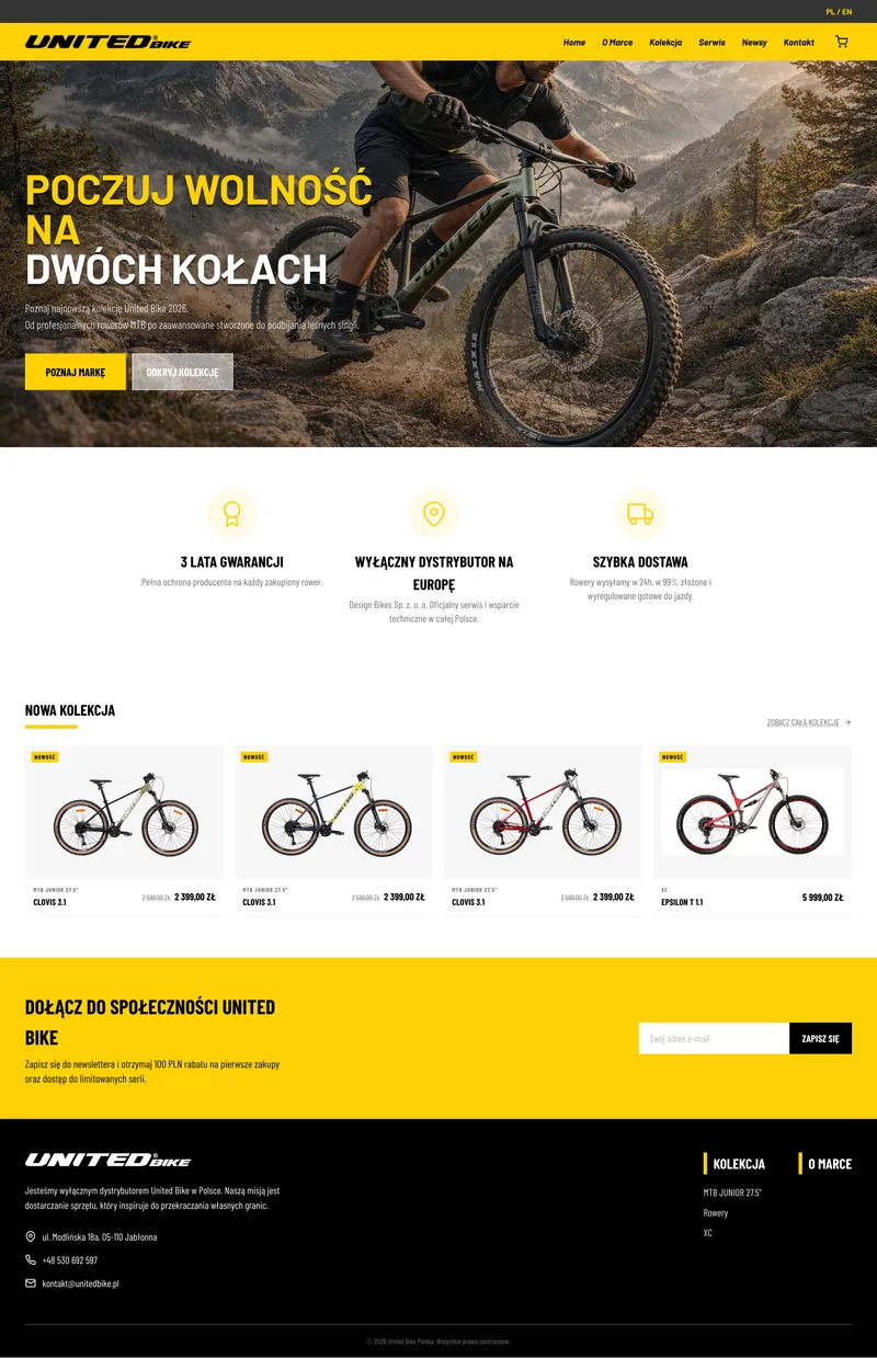 United Bike — sklep wyłącznego dystrybutora